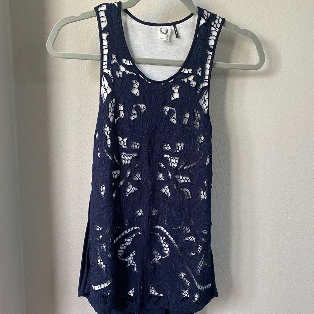 Anthropologie lace tank top